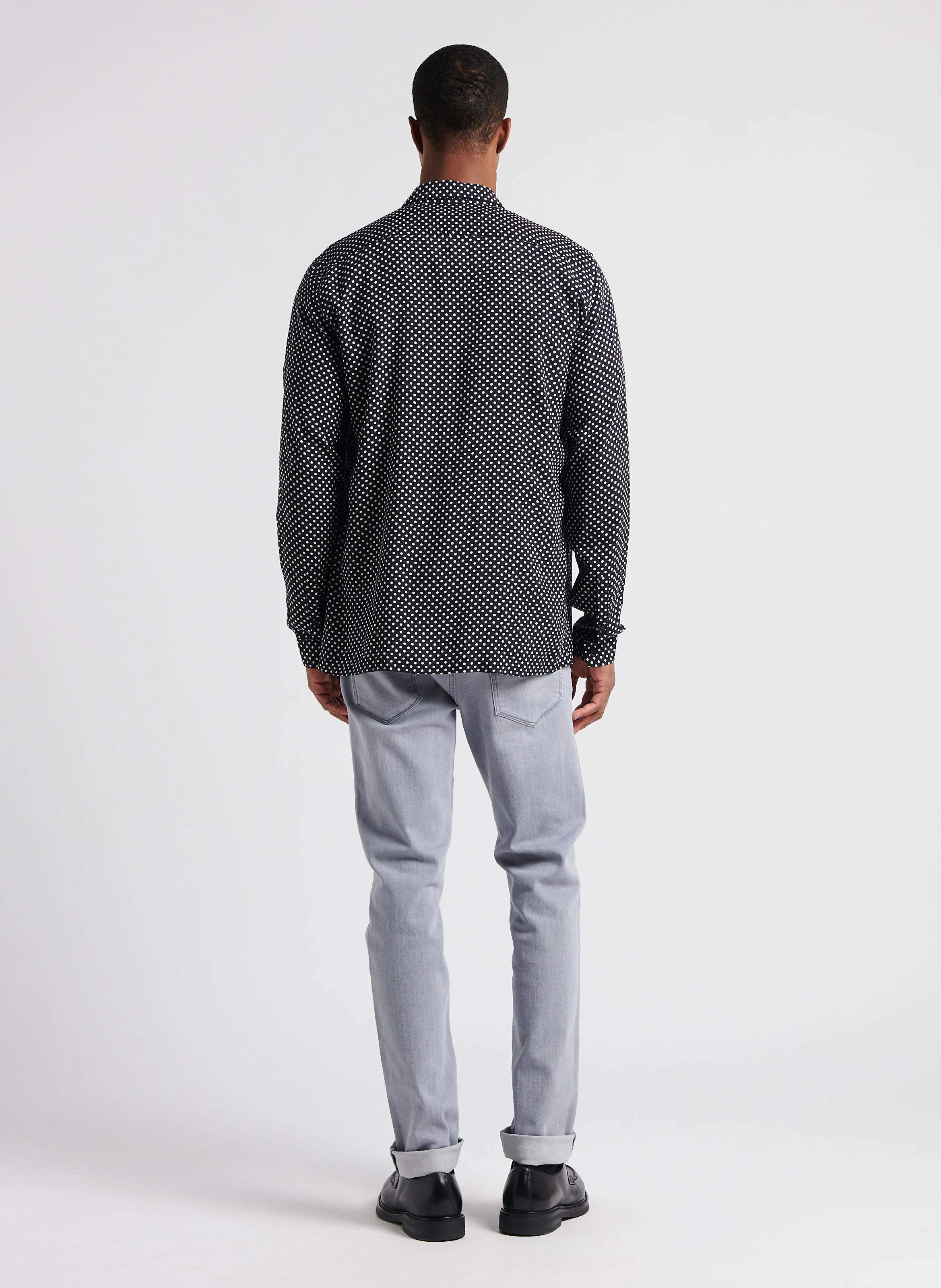 Jean slim en coton stretch | Gris
