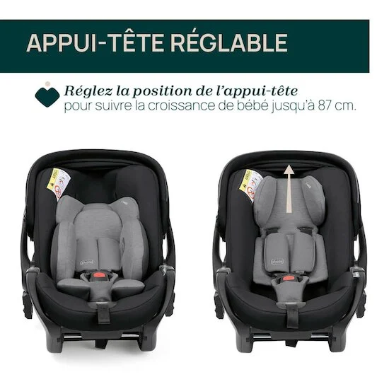 Siège auto First-Seat Recline i-Size   Black satin        de               Chicco