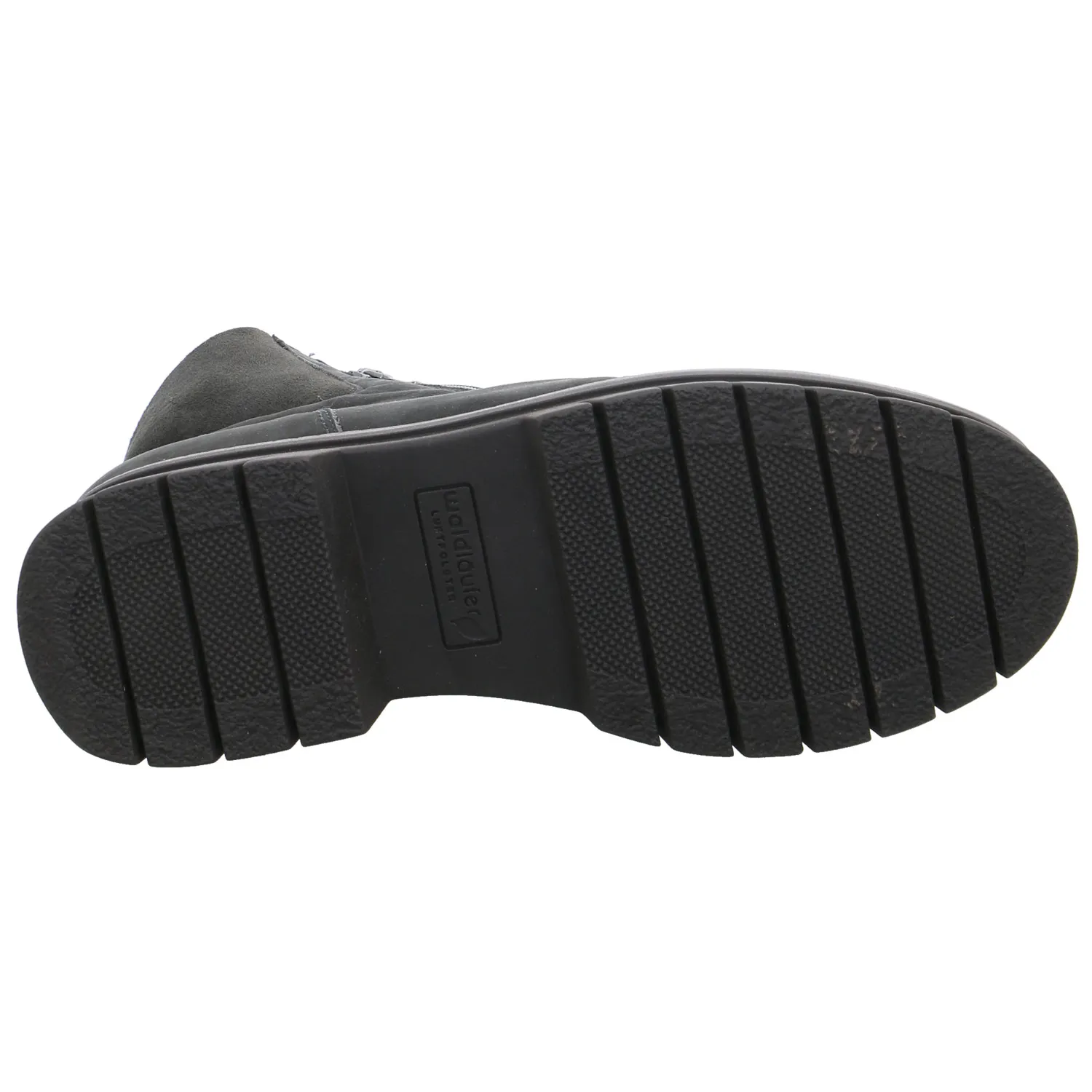 WALDLÄUFER Comfort-Boot Grau Leder  mit Wechselfussbett