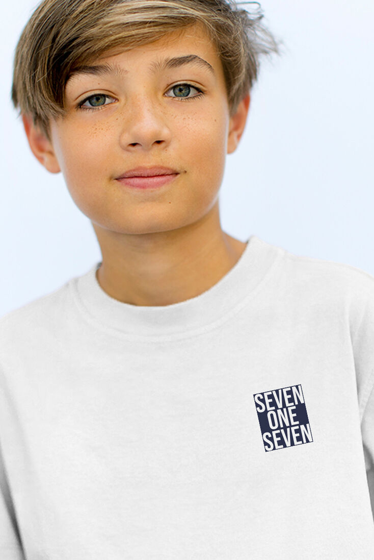 SEVENONESEVEN witte sevenoneseven t-shirt t-shirt short sleeves