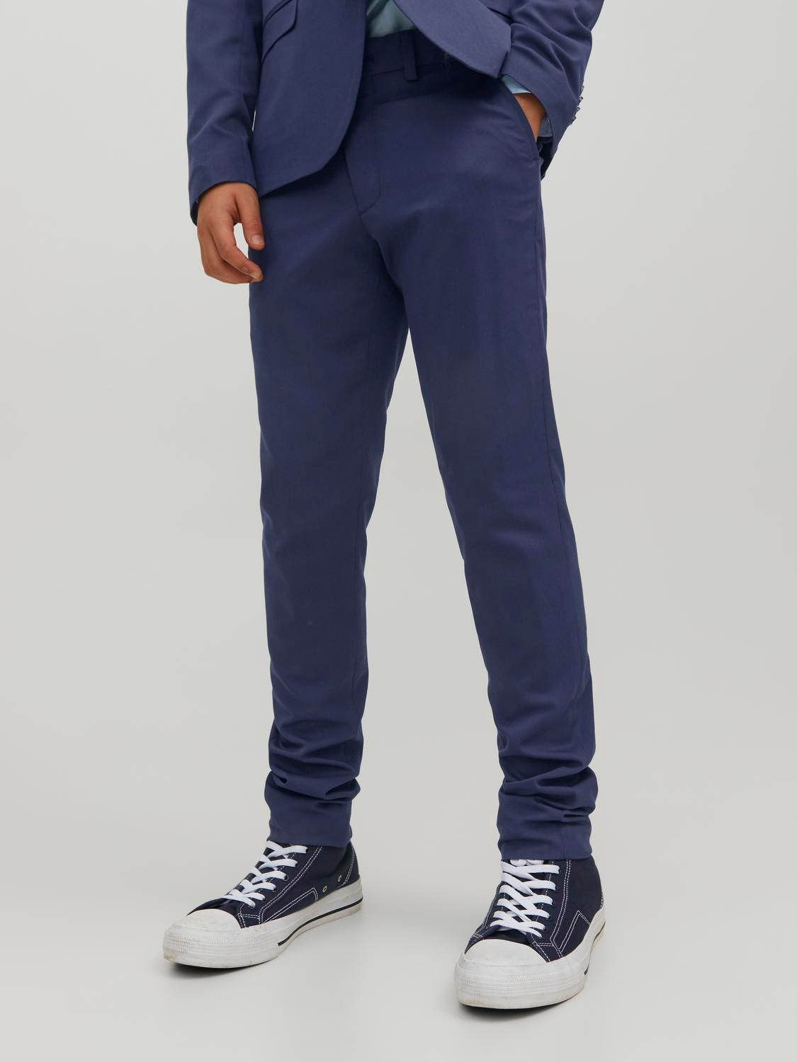 Jack & Jones Junior Anzughose »JPRSOLAR elastisch, pflegeleicht, komfortabel«  unifarben, modisch, slim fit, Web