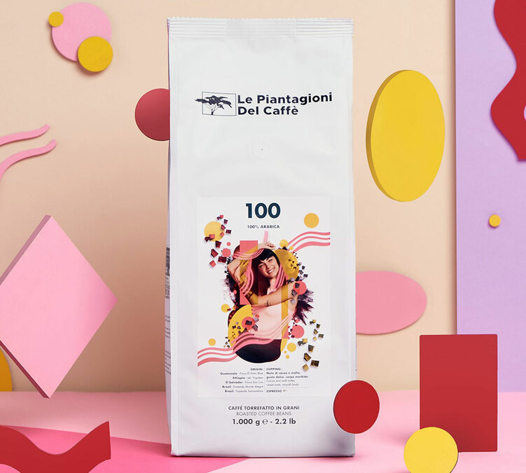 1 Kg - Café en grain 100 - Le Piantagioni Del Caffe