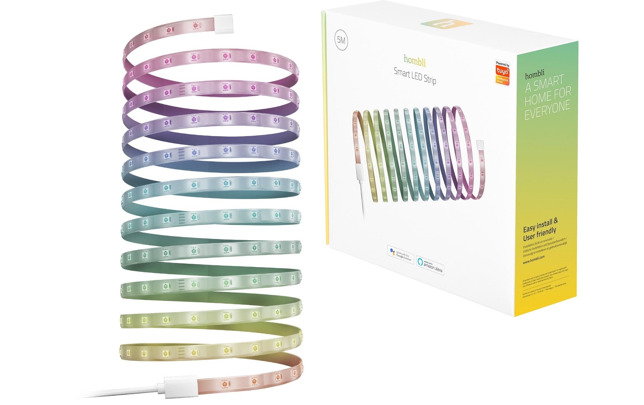 LED Stripe Smart, RGB, 5 m, WeissSmarter LED-Lichtstreifen