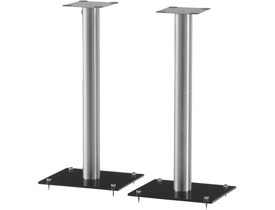 SONOROUS - Pied TV de sol Glass Color Black / Silver / la paire - SP100BSLV