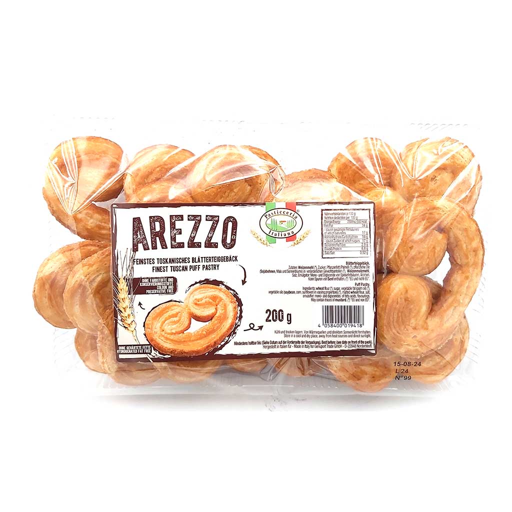 Pasticceria Italiana - Arezzo - Original italienische Gebäckspezialitäten 200g MHD:30.5.25