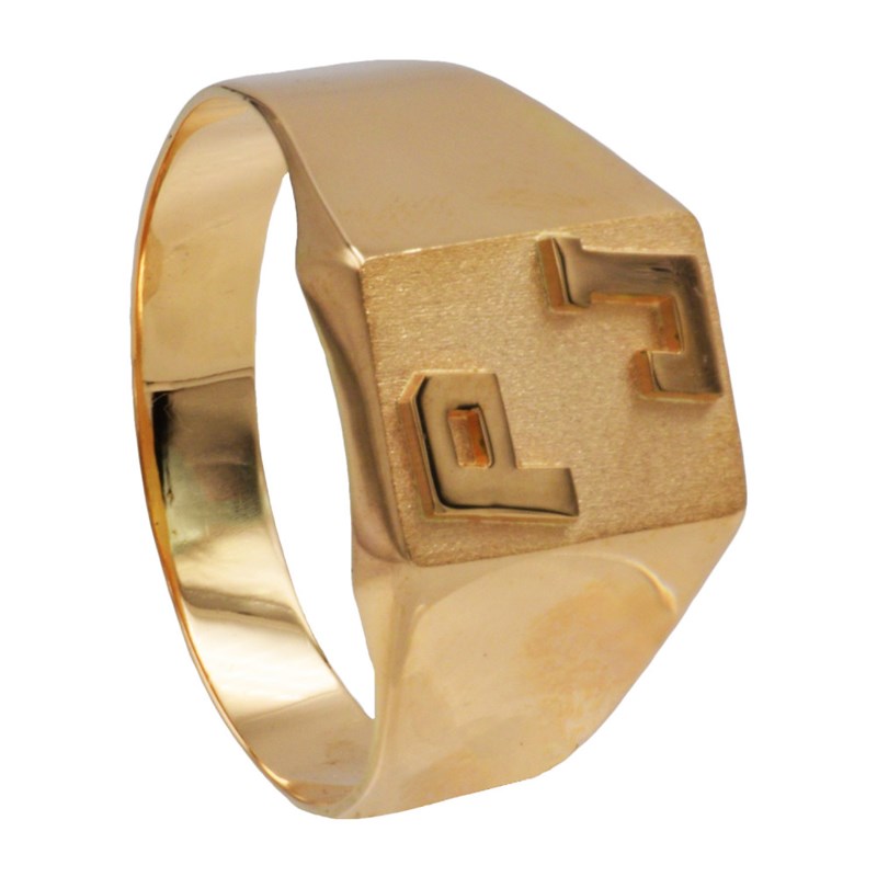 Chevalière homme - Or 18 Carats