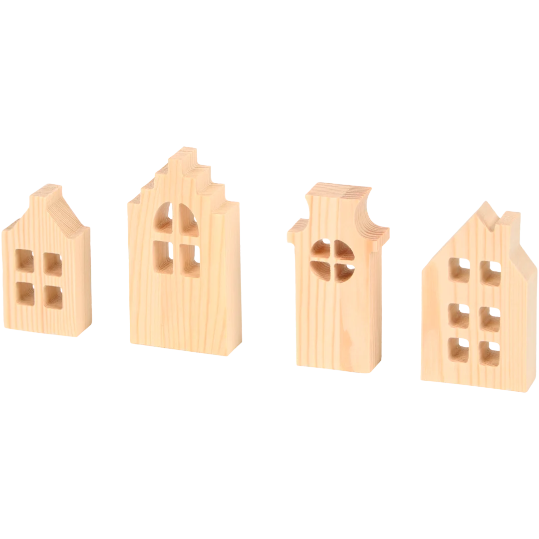 Maisons en bois à décorer Hobby Flora