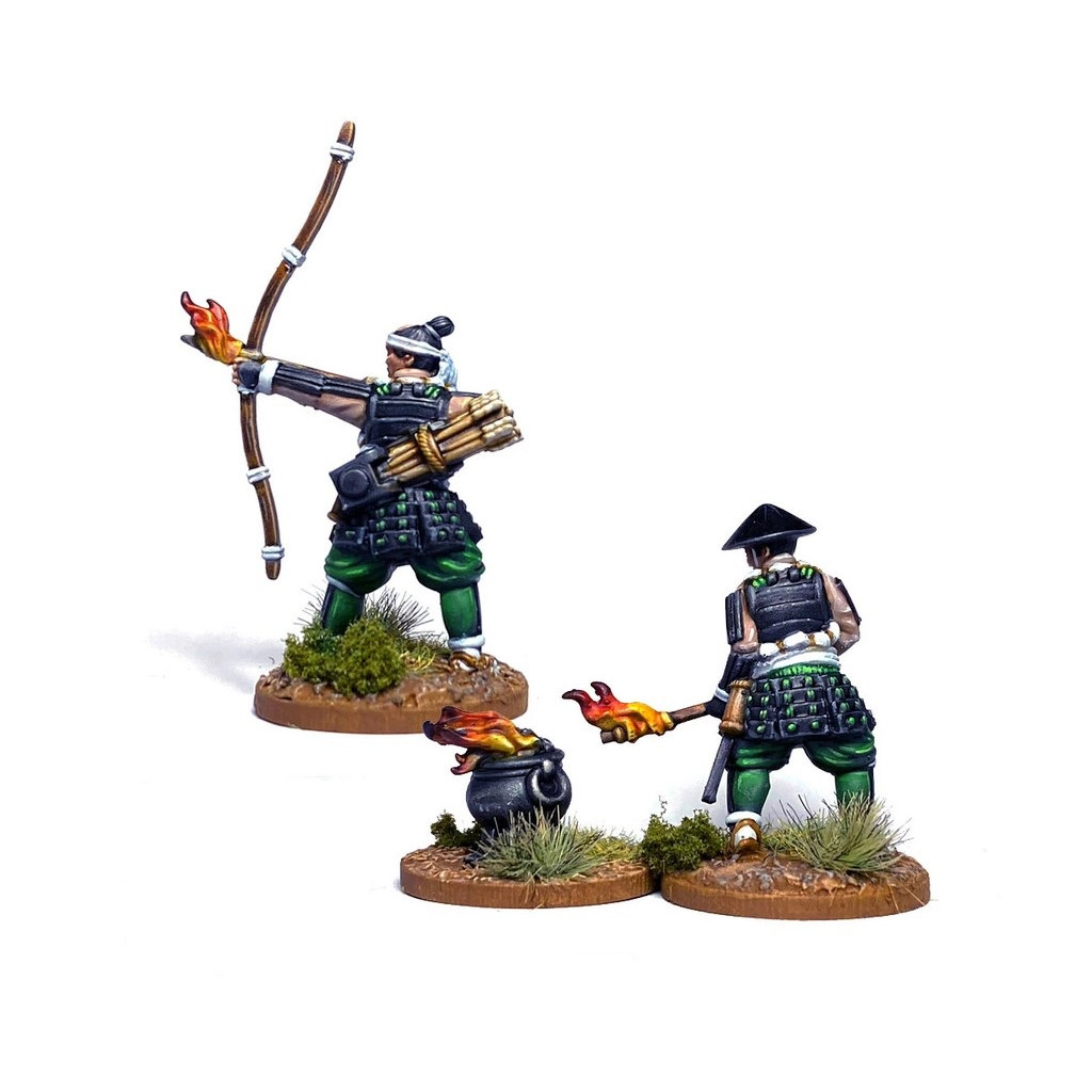 Test of Honour: Ashigaru with Fire Arrows and Flaming Torch