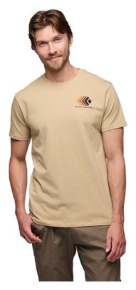 T-Shirt Black Diamond Faded Beige