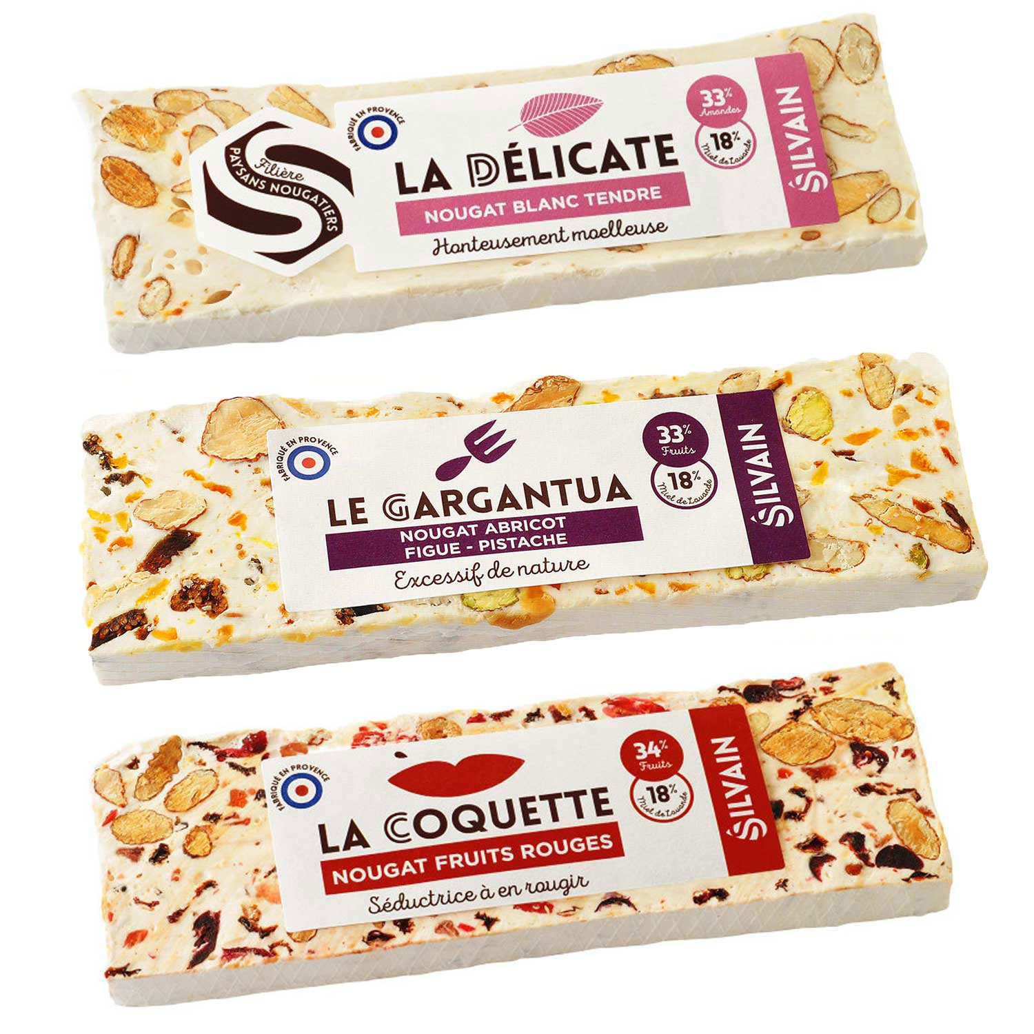 Trio de nougats Silvain