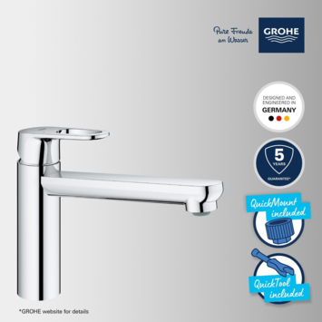 Grohe keukenkraan Start flow QuickFix chroom