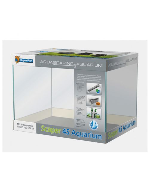 Superfish Scaper 45 - Aquaria - 45x32x32 cm 45 l Transparant