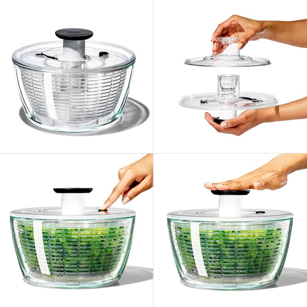 Essoreuse à salade en verre 26 cm OXO