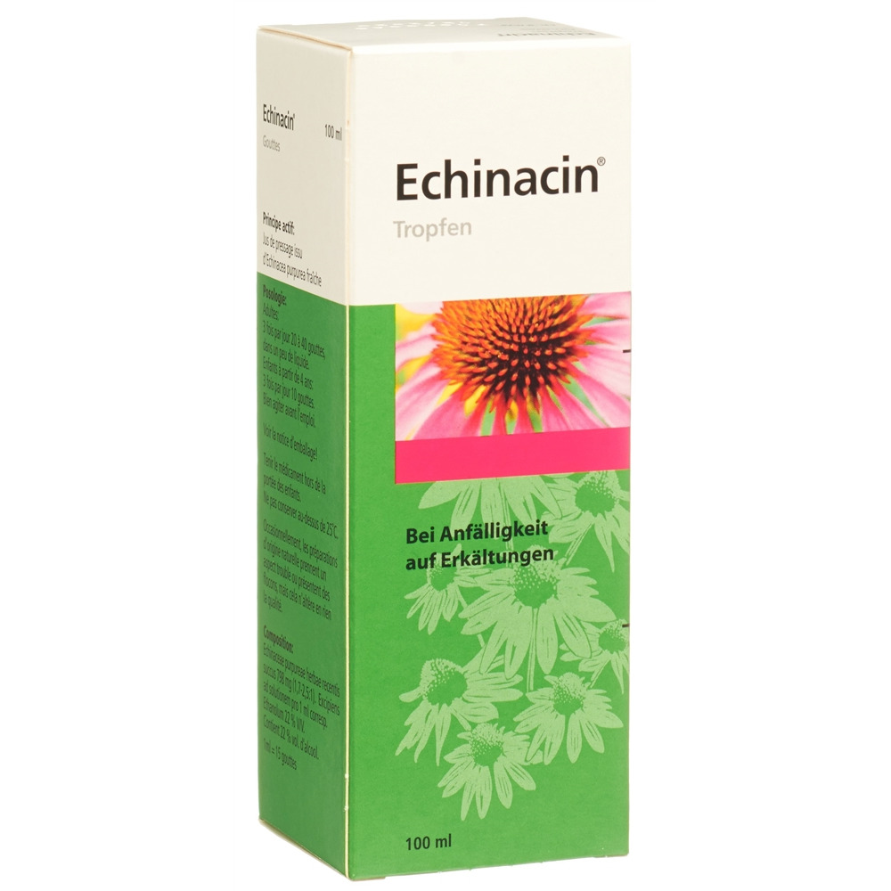 ECHINACIN Tropfen Fl 100 ml<br>100 ml, Flasche, Lösung zum Einnehmen