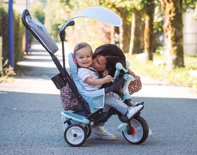Smoby Trehjulsykkel Baby Driver Plus, Blå