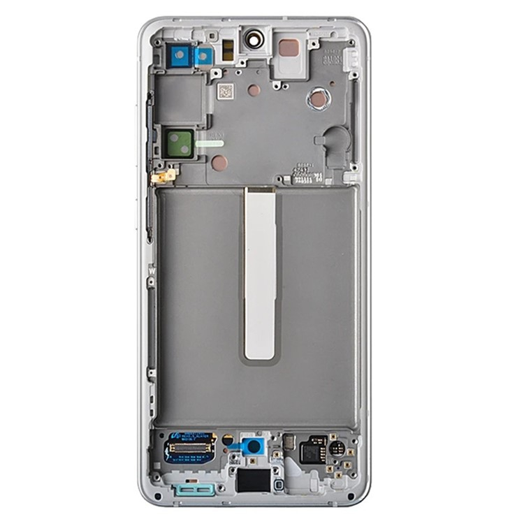 Samsung Galaxy S21 FE 5G Ersatzdisplay AMOLED Touchscreen Digitizer mit Rahmen Bildschirm Reparatur – Schwarz