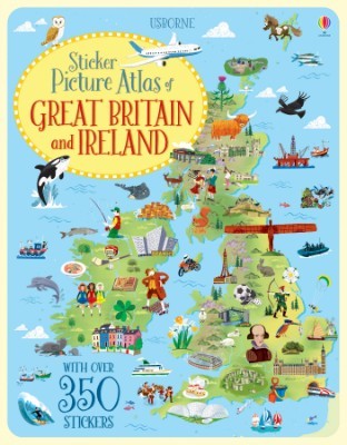 Sticker Picture Atlas of Great Britain and Ireland - Sticker Picture Atlas (Paperback)