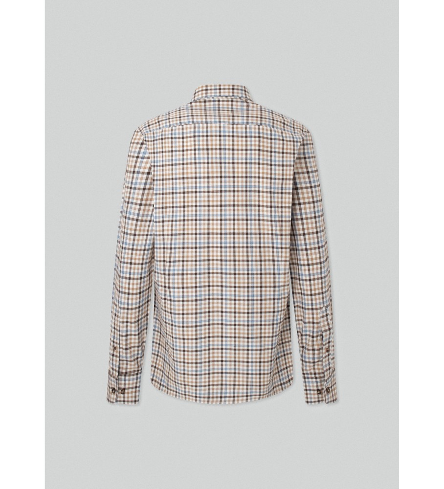 Camisa de flanela Hackett 3 cores xadrez vichy multicolorida