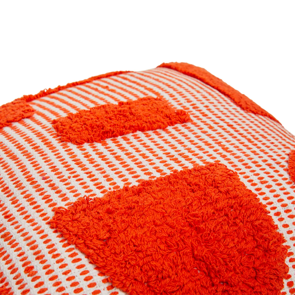 Coussin carré coton (50 x 50 cm) Poppy Orange