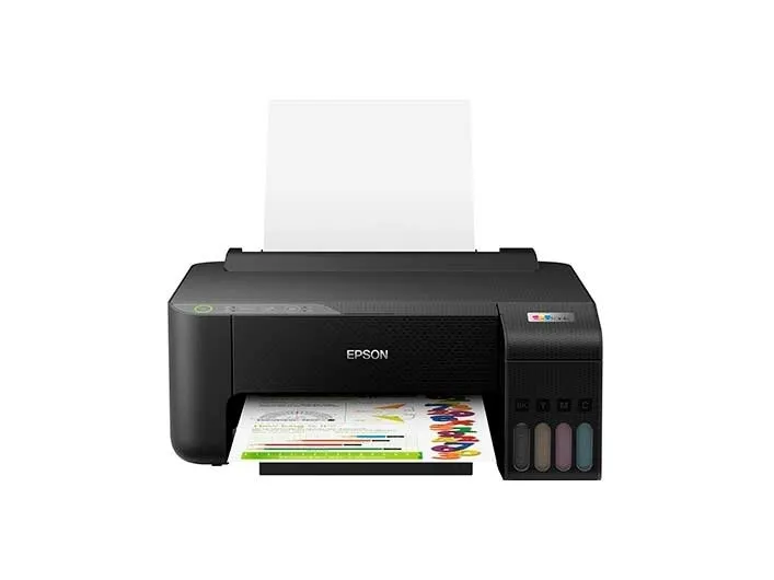 Epson EcoTank ET-1810 - Printer - farve - blækprinter - kan genopfyldes - A4 - 5760 x 1440 dpi - op til 10 spm (mono) / op til 5 spm (farve) - kapacitet: 100 ark - USB, Wi-Fi - sort