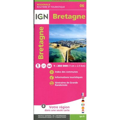 Carte Bretagne