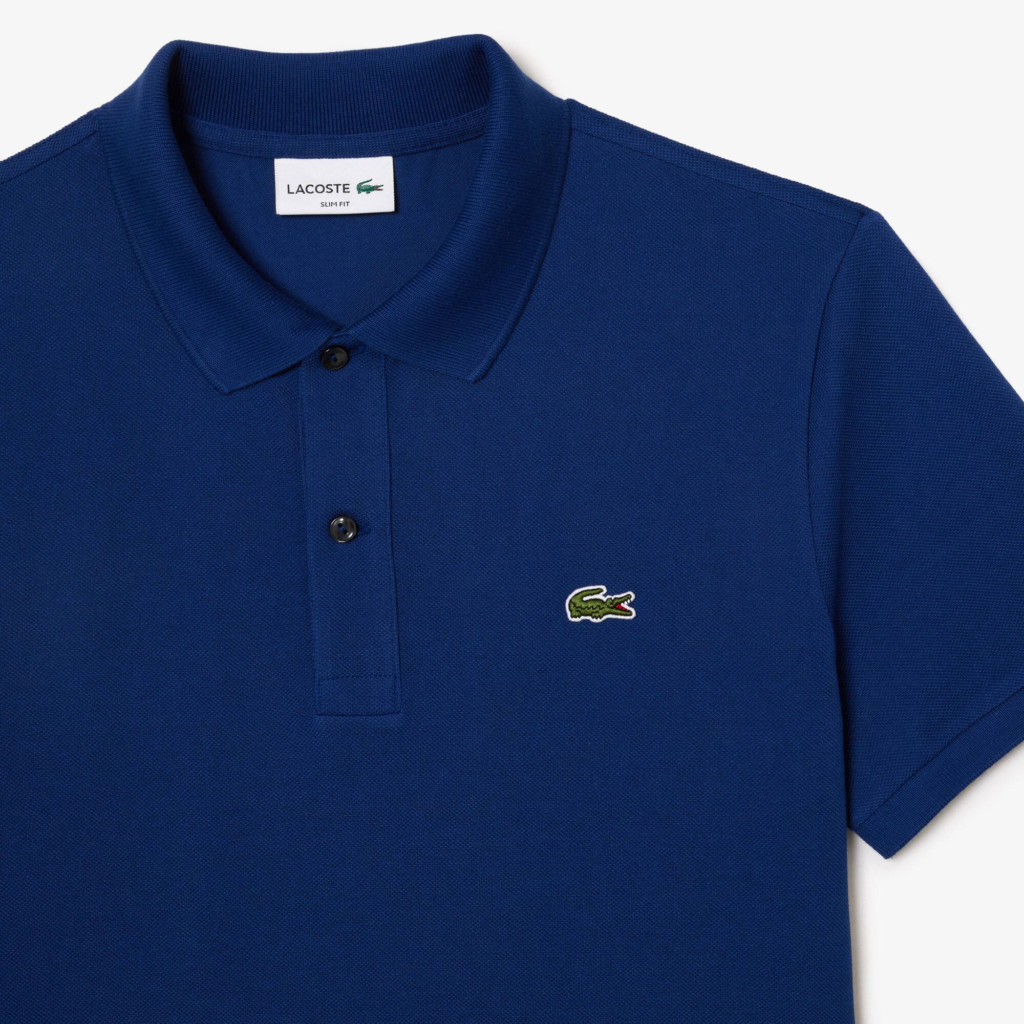 Original L.12.12 Poloshirt aus Petit Piqué Kurze Ärmel - Blau - Lacoste - Herren