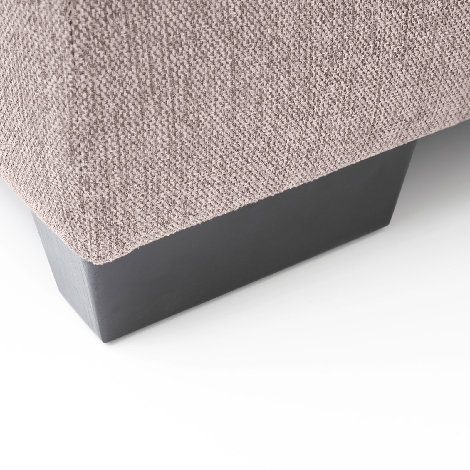 Ecksofa - taupe - Boxspringaufbau - Dauerschläfer