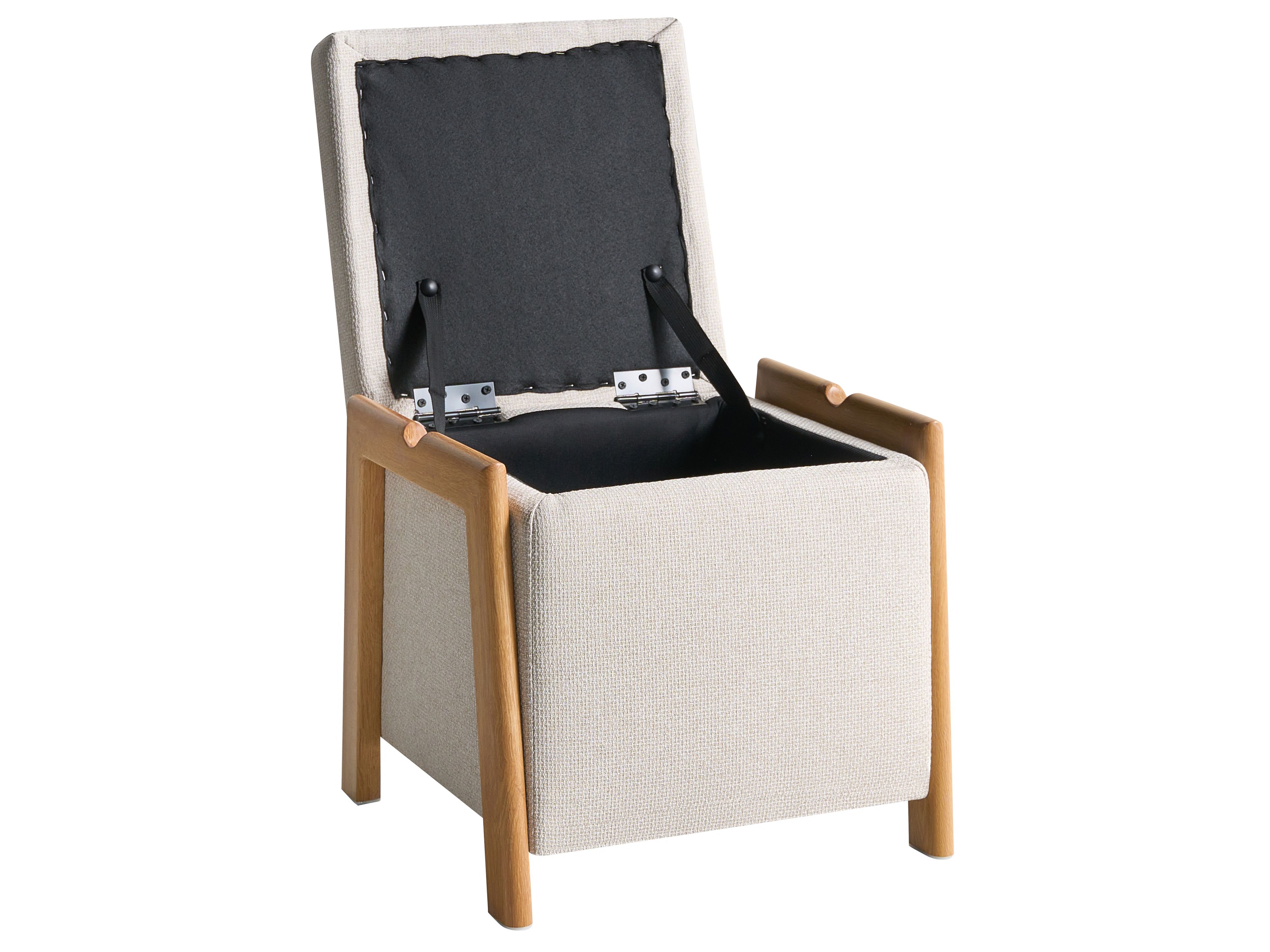 Bankenset 3-zits EDLAND Stof Lichtbeige met poef