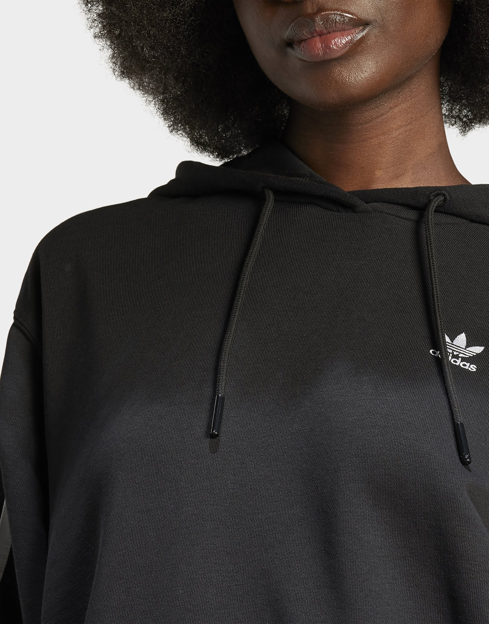 adidas Originals Sweat-shirt à capuche oversize Adicolor 3 bandes