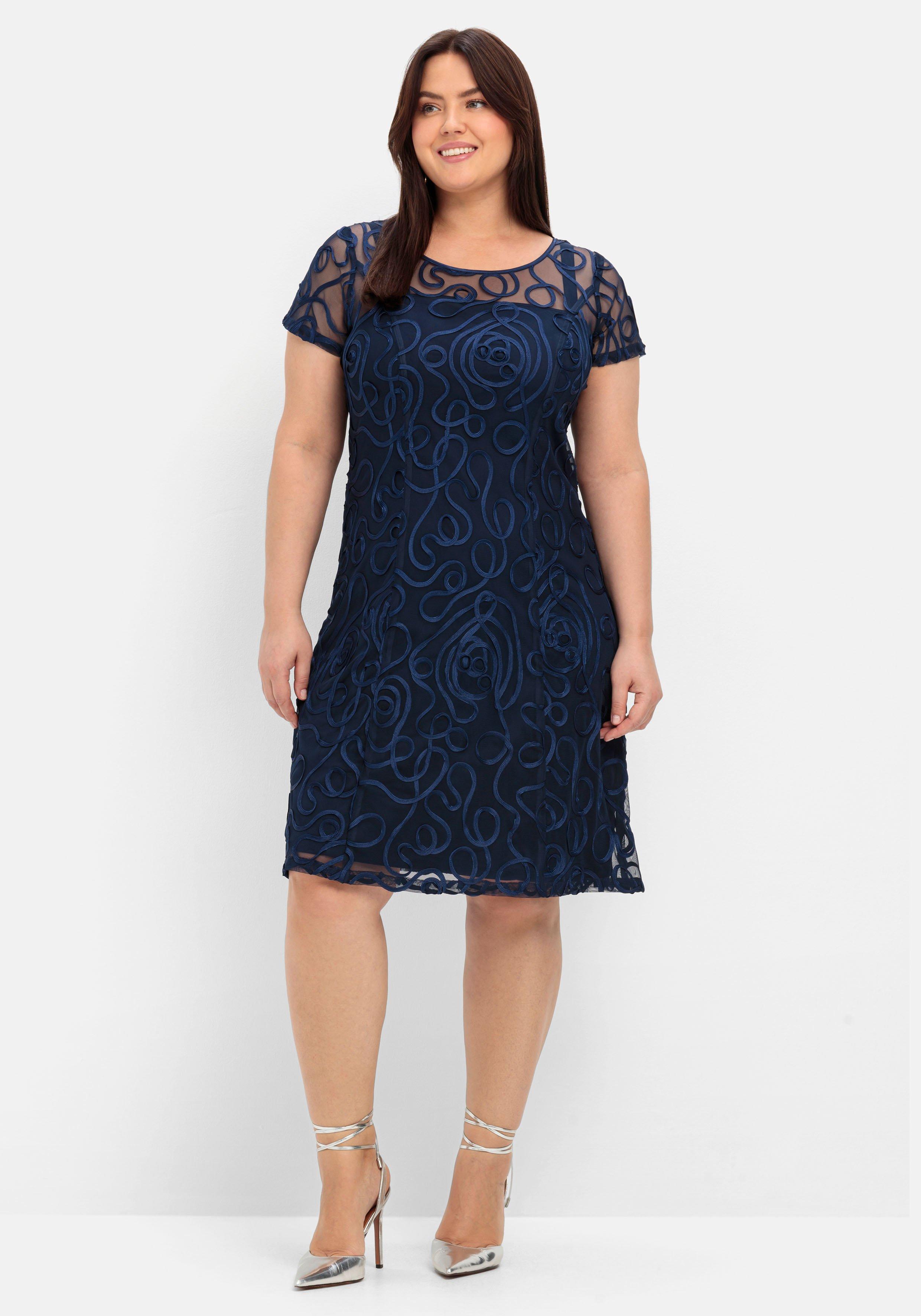 Cocktailkleid mit Zierborten