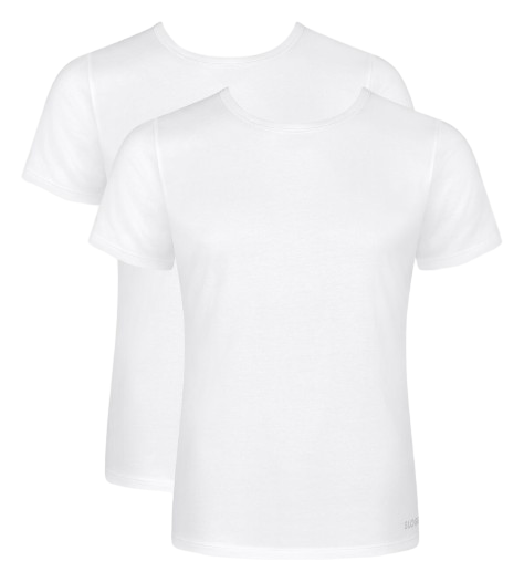 Sloggi Men Go Abc 2.0 Heren Shirt O-neck 2 Pack White Maat XS 1 Stuk