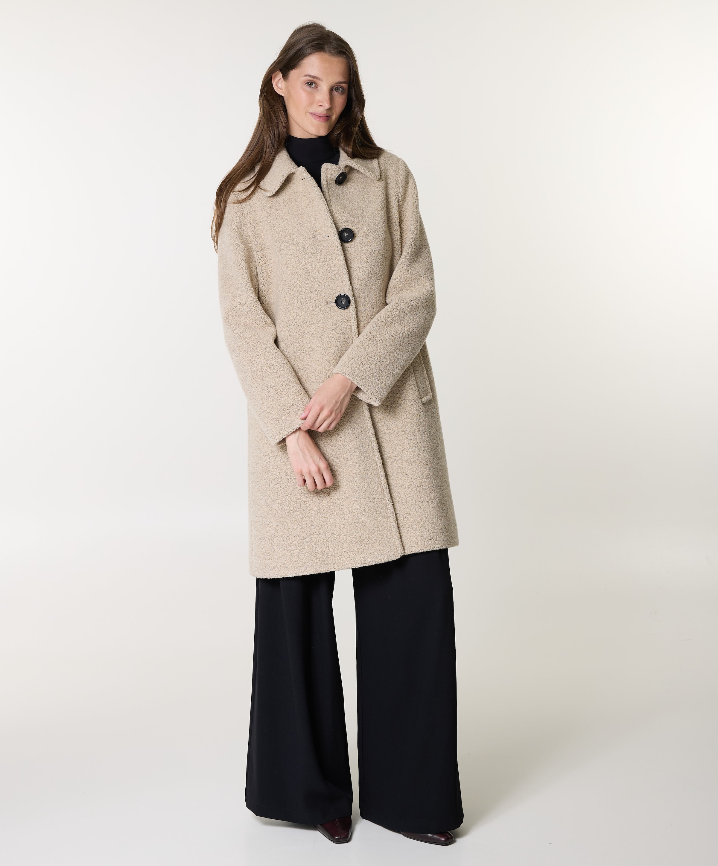 Cinzia Rocca Dames jas beige
