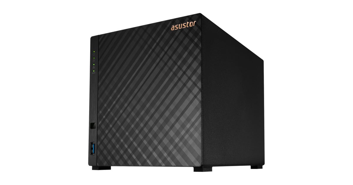 AsustorDrivestor 4 Gen2 (AS1204T) nas  (Zwart, LAN, USB)