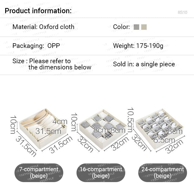 Yulu - Opvouwbare stoffen kledingorganizer
