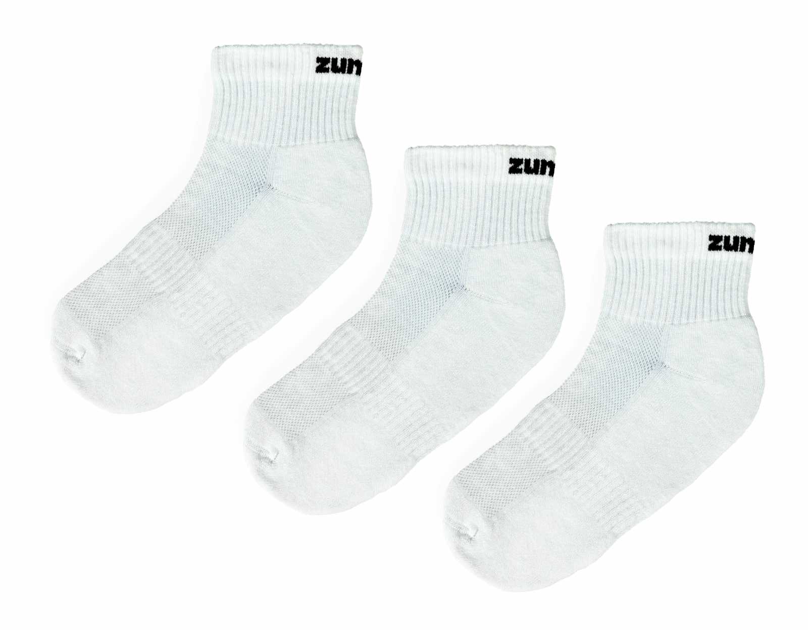 Meias pretas de cano curto Zumbab Basics