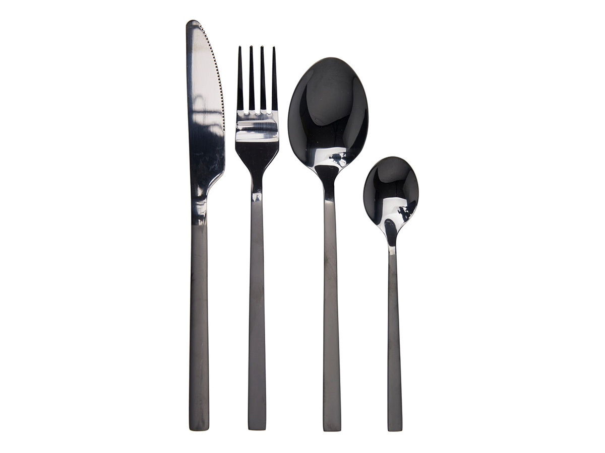 Excellent Houseware 16-delige bestekset - Black