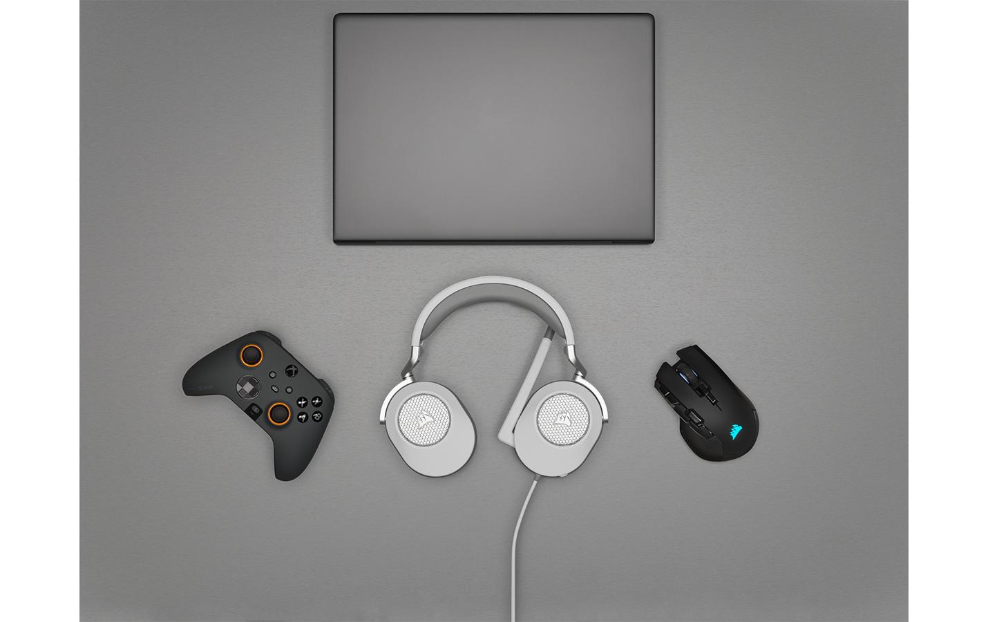 Headset HS65 Surround WeissGaming Headset mit Surround Sound
