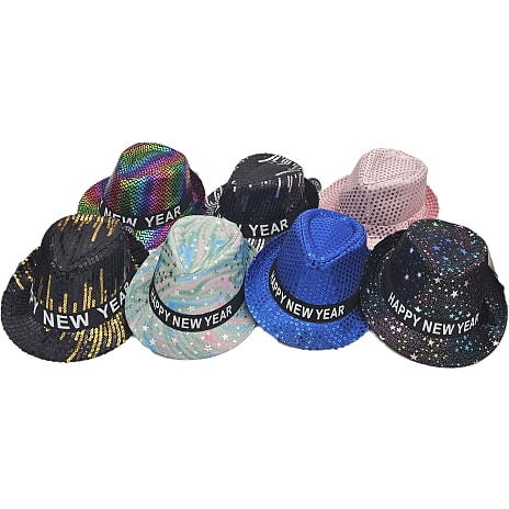 Gangster nytårshat - flere varianter - assorteret