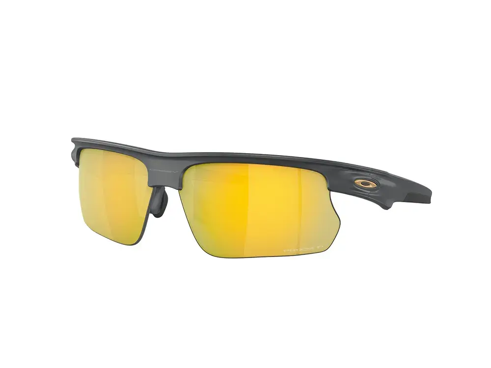 Oakley Bisphaera Sport Zonnebril Prizm 24K Polarized Lens Mat Carbon Zwart