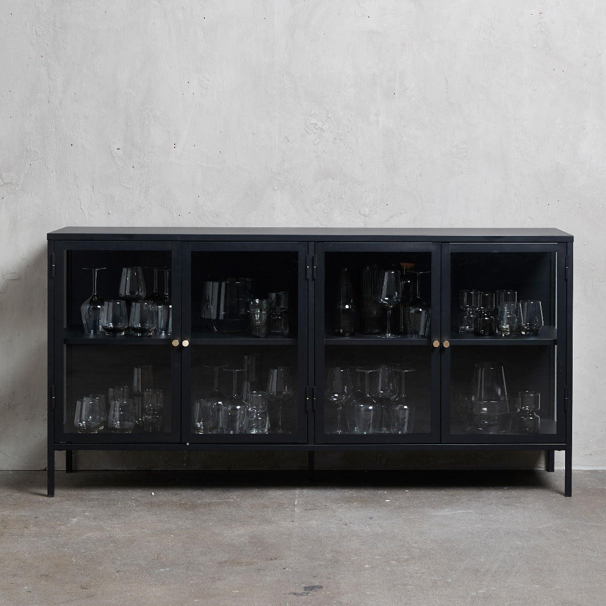 Nordic Home - Ragnar dressoir - 170 cm - zwart