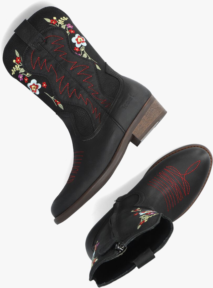KOEL4KIDS zwarte koel4kids cowboylaarzen 10m010