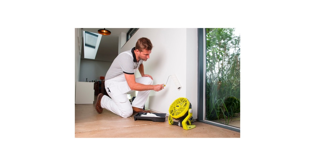 RyobiR18F-0 ventilator  (Groen, Accu niet inbegrepen)