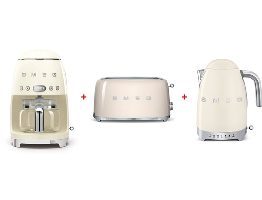 SMEG - Cafetière DCF02CREU + KLF04CREU + TSF02CREU/1