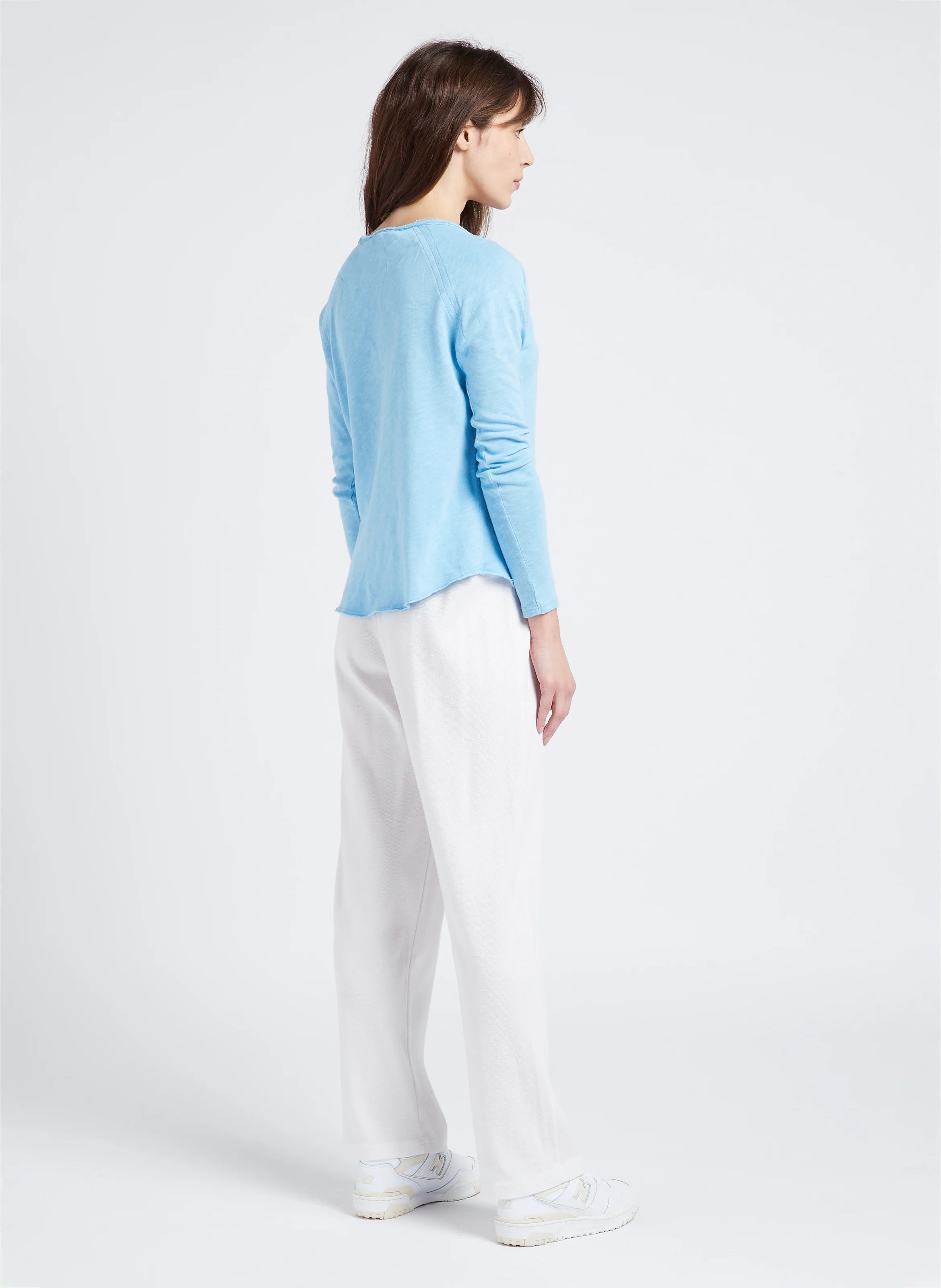 550 - Basket basses en cuir | Blanc