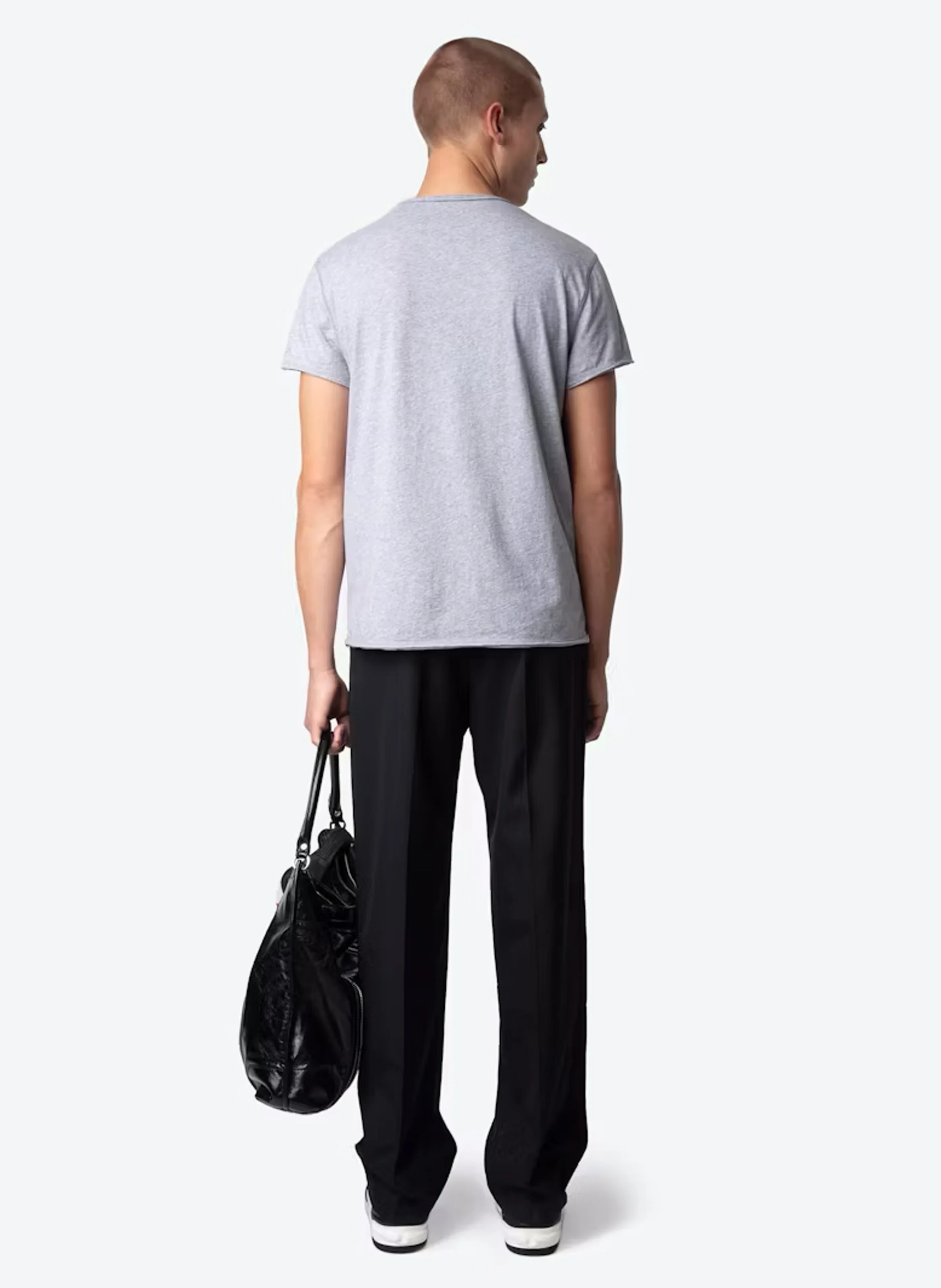 MONASTIR - Tee-shirt droit en coton bio | Gris