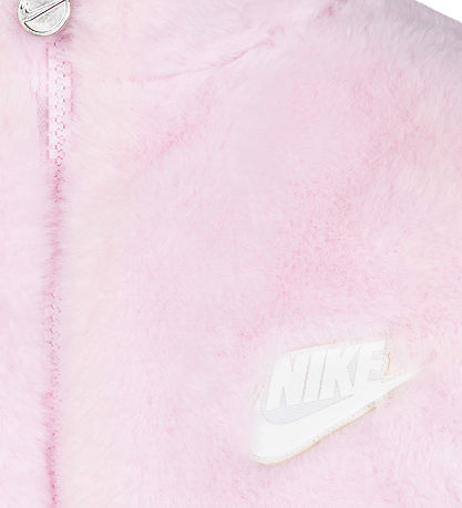 Nike Jacke - Soft & Cozy - Kunstpelz - Pink Schaumstoff