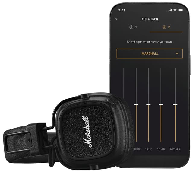 Marshall Major V trådløse on-ear høretelefoner (sort)
