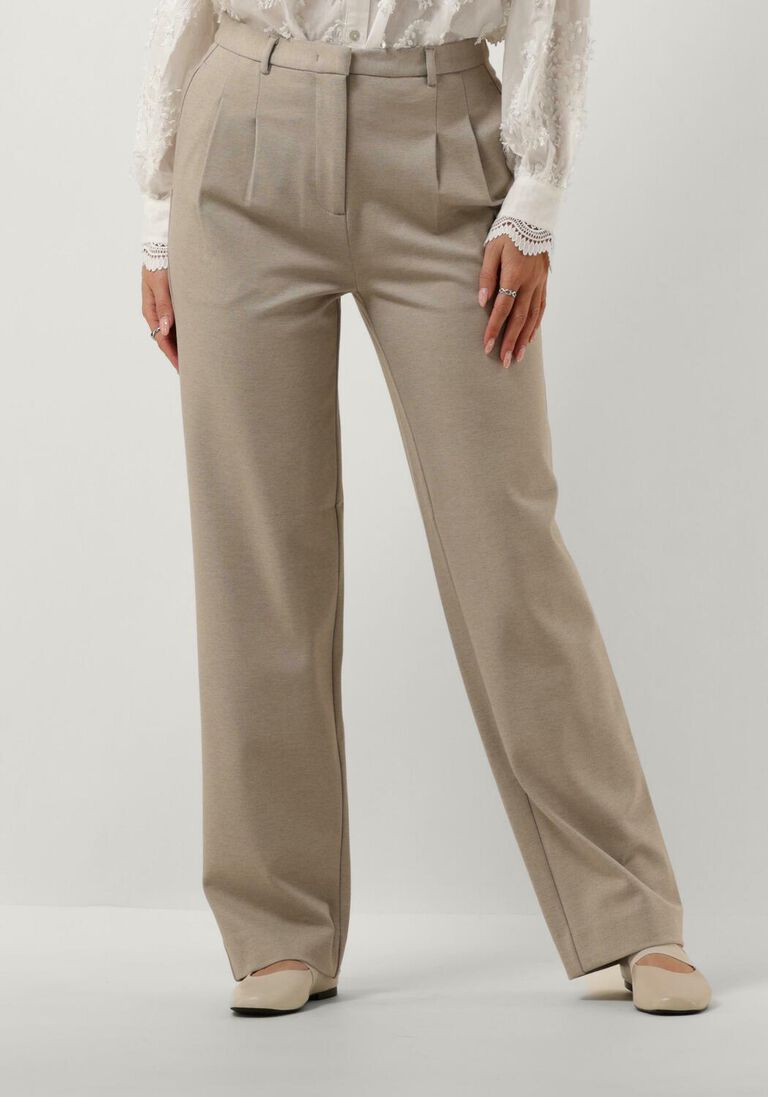 BRUUNS BAZAAR beige bruuns bazaar pantalon lucilay ivala pants