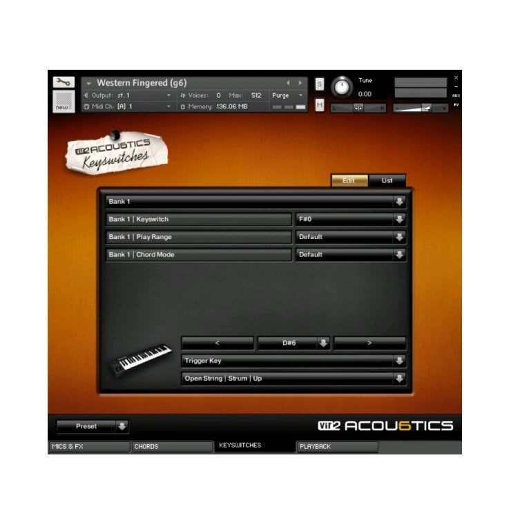 VIR2 Acou6tics virtuele akoestische gitaar software