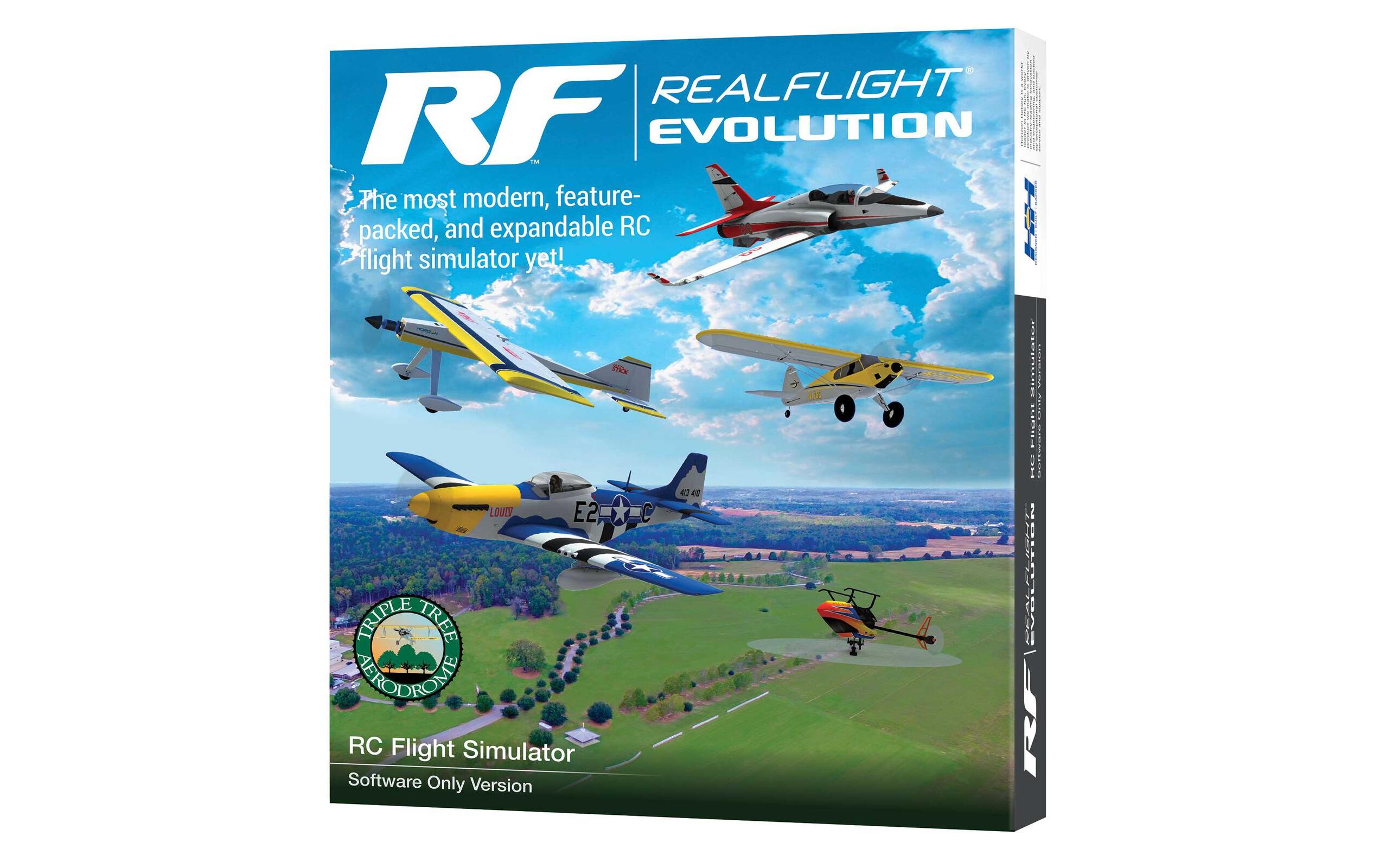 RC-Flugsimulator RealFlight Evoluion nur Software<br>Modellflugsimulator Software (ESD Version)